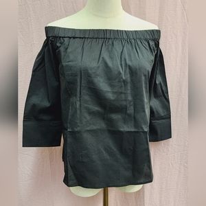 Lumière Off the Shoulder 3/4 Sleeve Top-(Small)